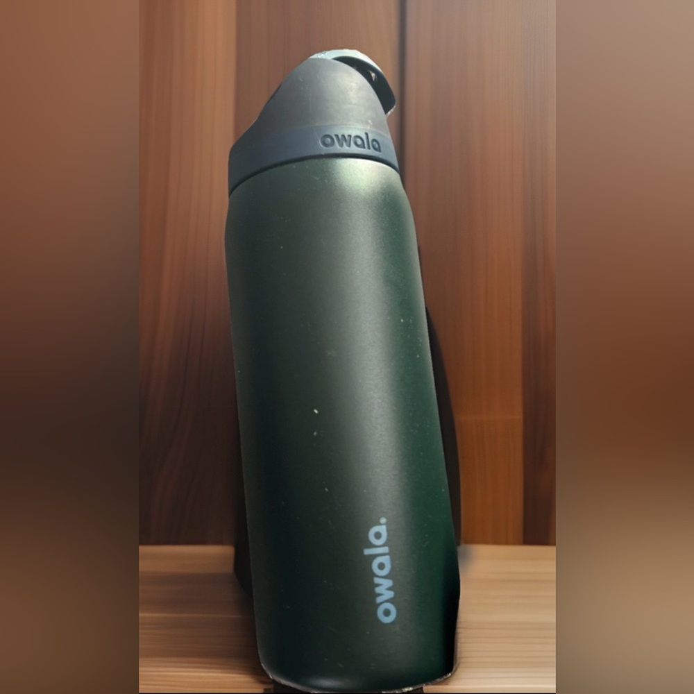 Owala Forest Green Stainless Water Bottle with Flip Lid